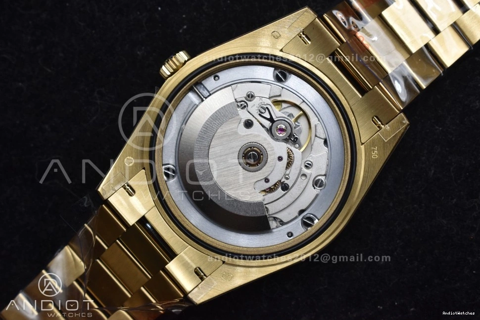 40 725 on Steel YG (Gain QF Bracelet President A2836 904L Dial Weight) Best DayDate V4 Green GoAnywhere Edition Black 0209